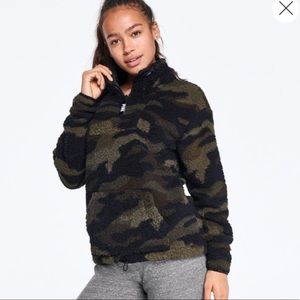 Brand New Pink Sherpa Quarter Zip